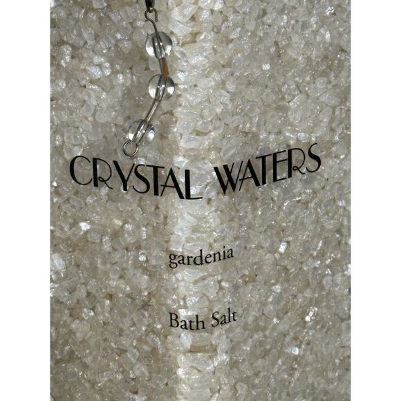 Crystal Waters Gardenia Vegan Bath Salt in 16-ounce Decorative Gift Decanter - Picture 2 of 7